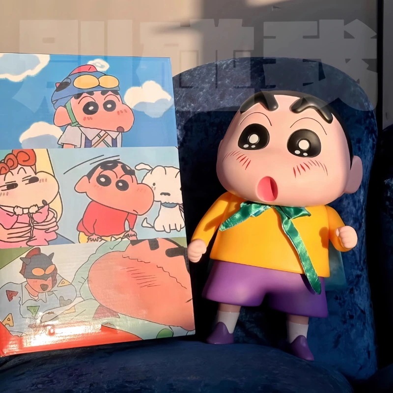 [限時優惠/最新デザイン]拾弐. クレヨンしんちゃんシリーズ劇場版超能力大決戦しんちゃんフィギュア置物プレゼント
