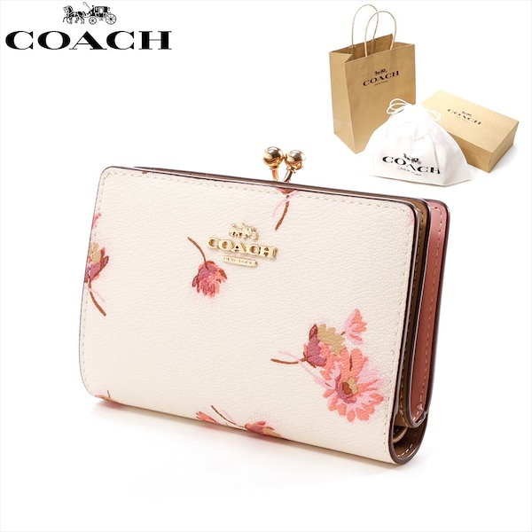 Qoo10] Coach コーチ 長財布 花柄 COACH C87