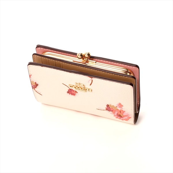 Qoo10] Coach コーチ 長財布 花柄 COACH C87