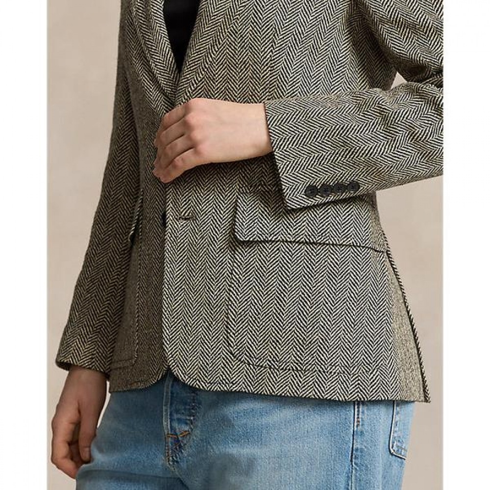 ポロ ラルフ ローレン レディース ヘリンボーン リネン ブレンド ブレザー WMPOOTWN5V20216001 ポロ ラルフ ローレン レディース ヘリンボーン リネン ブレンド ブレザー WMPOOTWN5V20216001