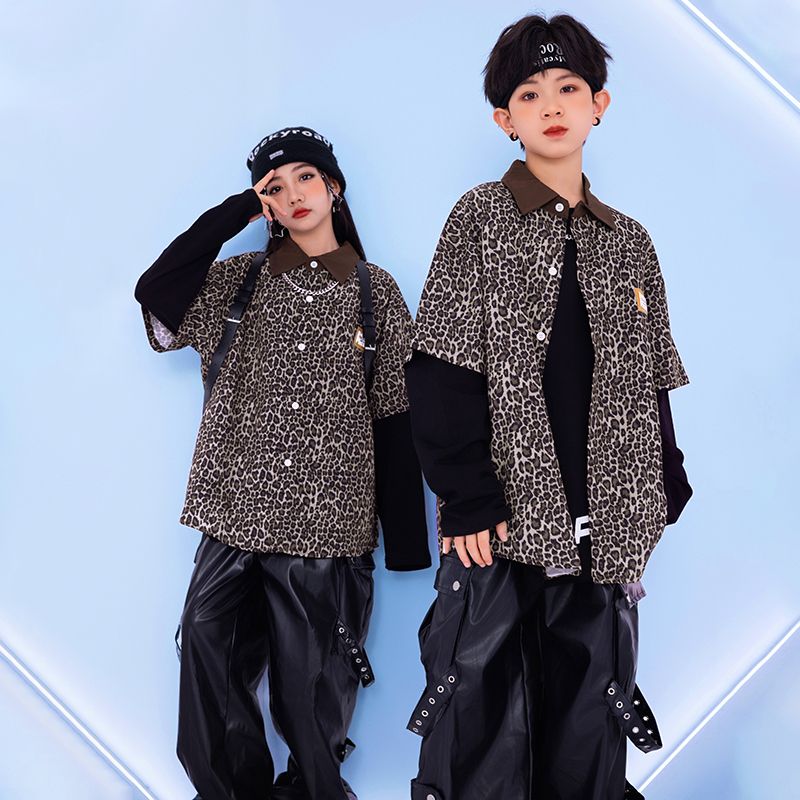 子供の街のダンスのファッション服の男の子のヒップホップのスーツのhiphopの女の子のジャズのダンスの子供のショーの公演の服装の秋 子供の街のダンスのファッション服の男の子のヒップホップのスーツのhiphopの女の子のジャズのダンスの子供のショーの公演の服装の秋