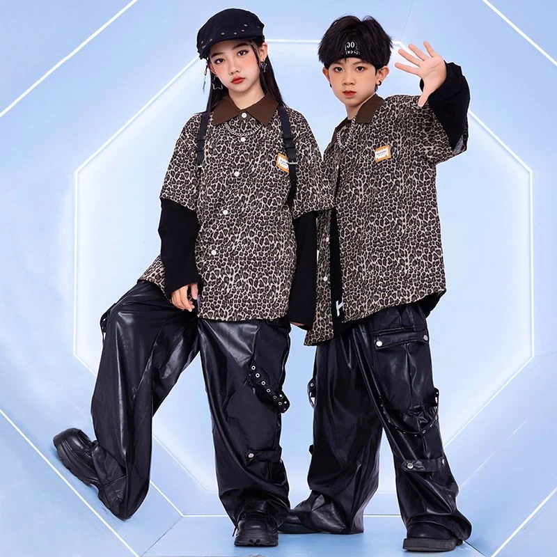子供の街のダンスのファッション服の男の子のヒップホップのスーツのhiphopの女の子のジャズのダンスの子供のショーの公演の服装の秋 子供の街のダンスのファッション服の男の子のヒップホップのスーツのhiphopの女の子のジャズのダンスの子供のショーの公演の服装の秋