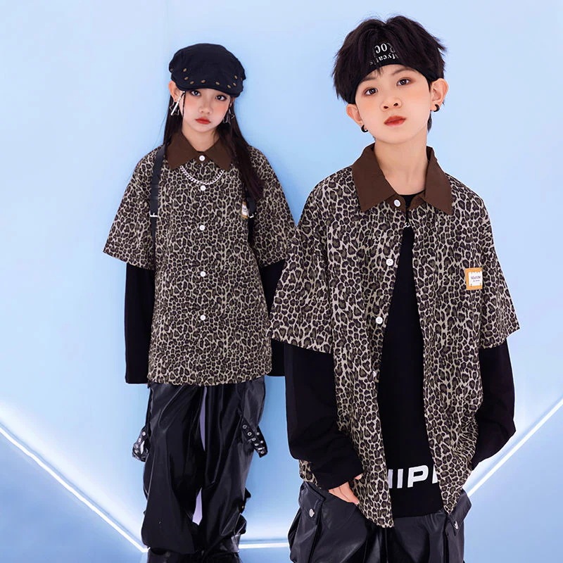 子供の街のダンスのファッション服の男の子のヒップホップのスーツのhiphopの女の子のジャズのダンスの子供のショーの公演の服装の秋 子供の街のダンスのファッション服の男の子のヒップホップのスーツのhiphopの女の子のジャズのダンスの子供のショーの公演の服装の秋