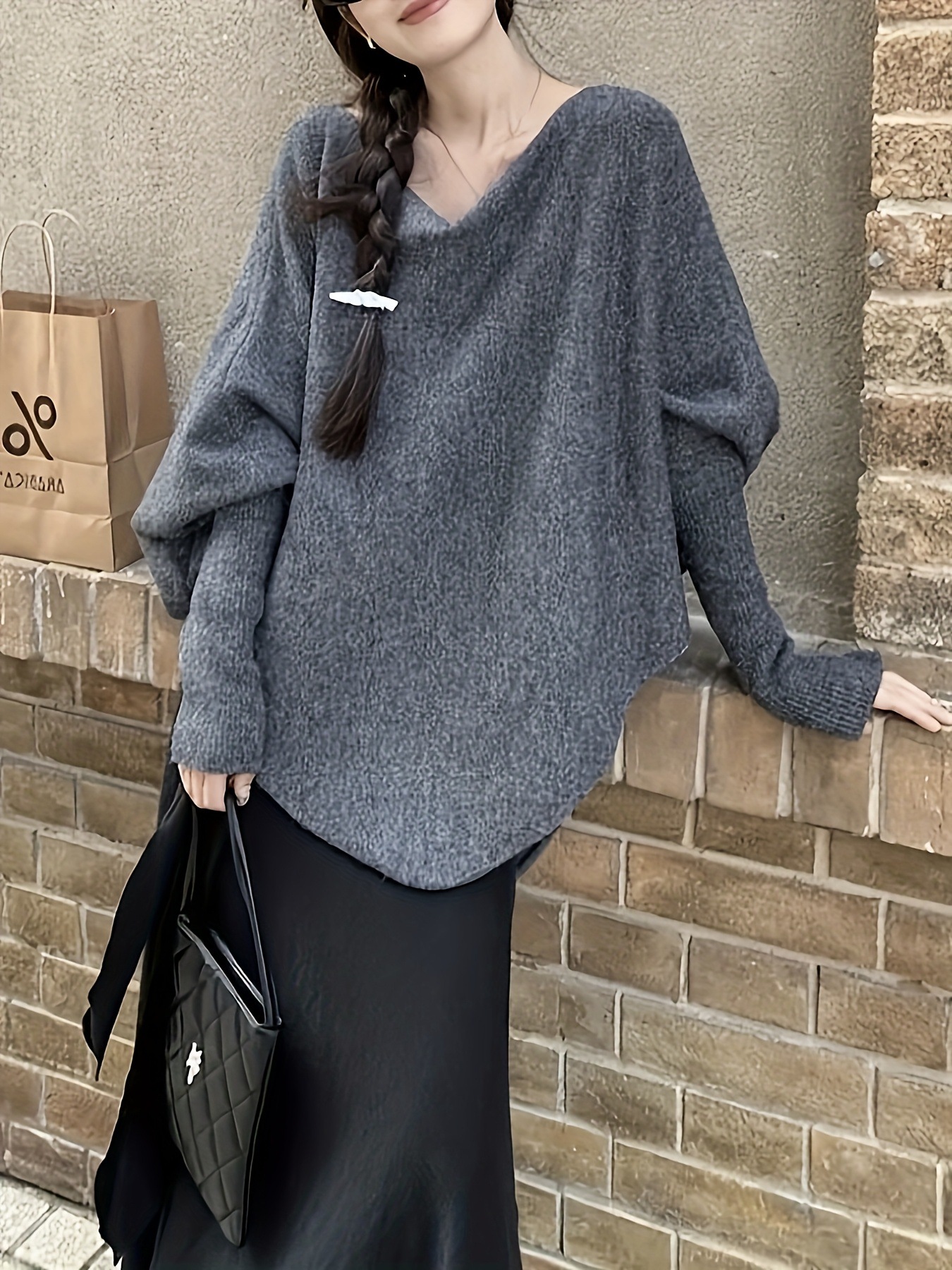 レディース オーバーサイズセーター - ソフトでゆったりとしたロングライントップス秋冬にぴったりのシックなセーターカジュアルからフォーマルまで対応レディースファッションセーターセーターカジュ レディース オーバーサイズセーター - ソフトでゆったりとしたロングライントップス秋冬にぴったりのシックなセーターカジュアルからフォーマルまで対応レディースファッションセーターセーターカジュ