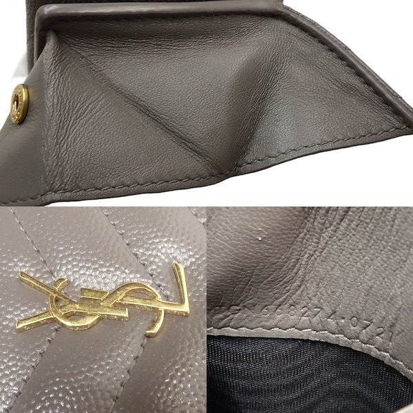 【美品】 SAINT LAURENT カサンドラマトラッセジッピーウォレット カサンドラ マトラッセ コインカードウォレット（ラムスキン