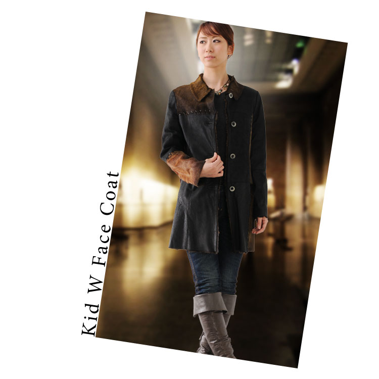 キッドWフェイスコート