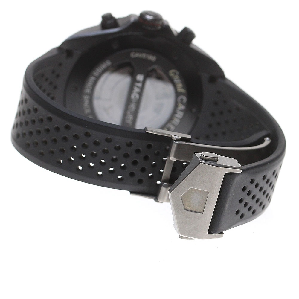 *ベルト訳あり タグホイヤー TAG HEUER CAV518B グランドカレラ RS2 キャリバー17 クロノグラフ 自動巻き メンズ _862149【中古】 *ベルト訳あり タグホイヤー TAG HEUER CAV518B グランドカレラ RS2 キャリバー17 クロノグラフ 自動巻き メンズ _862149【中古】