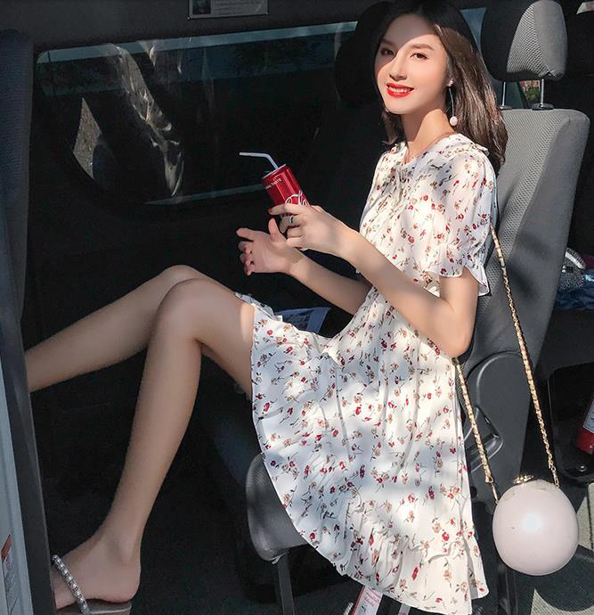 ワンピース デート かわいい 大人可愛い きれいめ シンプル カジュアル 大人 上品 おしゃれ 春夏 花柄 半袖 フリル ミニ丈 リボン ラウンドネック 韓国 ホワイト ガーリー XL モテ コーデ ワンピース デート かわいい 大人可愛い きれいめ シンプル カジュアル 大人 上品 おしゃれ 春夏 花柄 半袖 フリル ミニ丈 リボン ラウンドネック 韓国 ホワイト ガーリー XL モテ コーデ