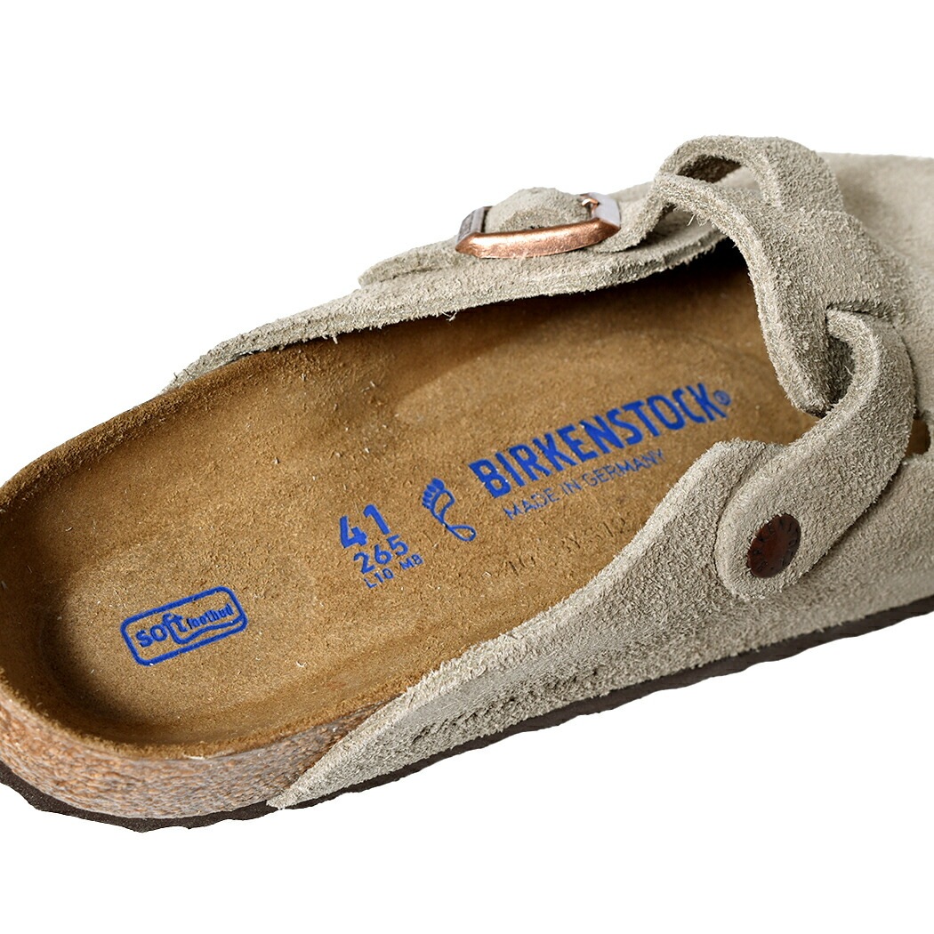 BIRKENSTOCK BOSTON SUEDE ( REGULAR FIT ) TAUPE ビルケンシュトッ BIRKENSTOCK BOSTON SUEDE ( REGULAR FIT ) TAUPE ビルケンシュトッ