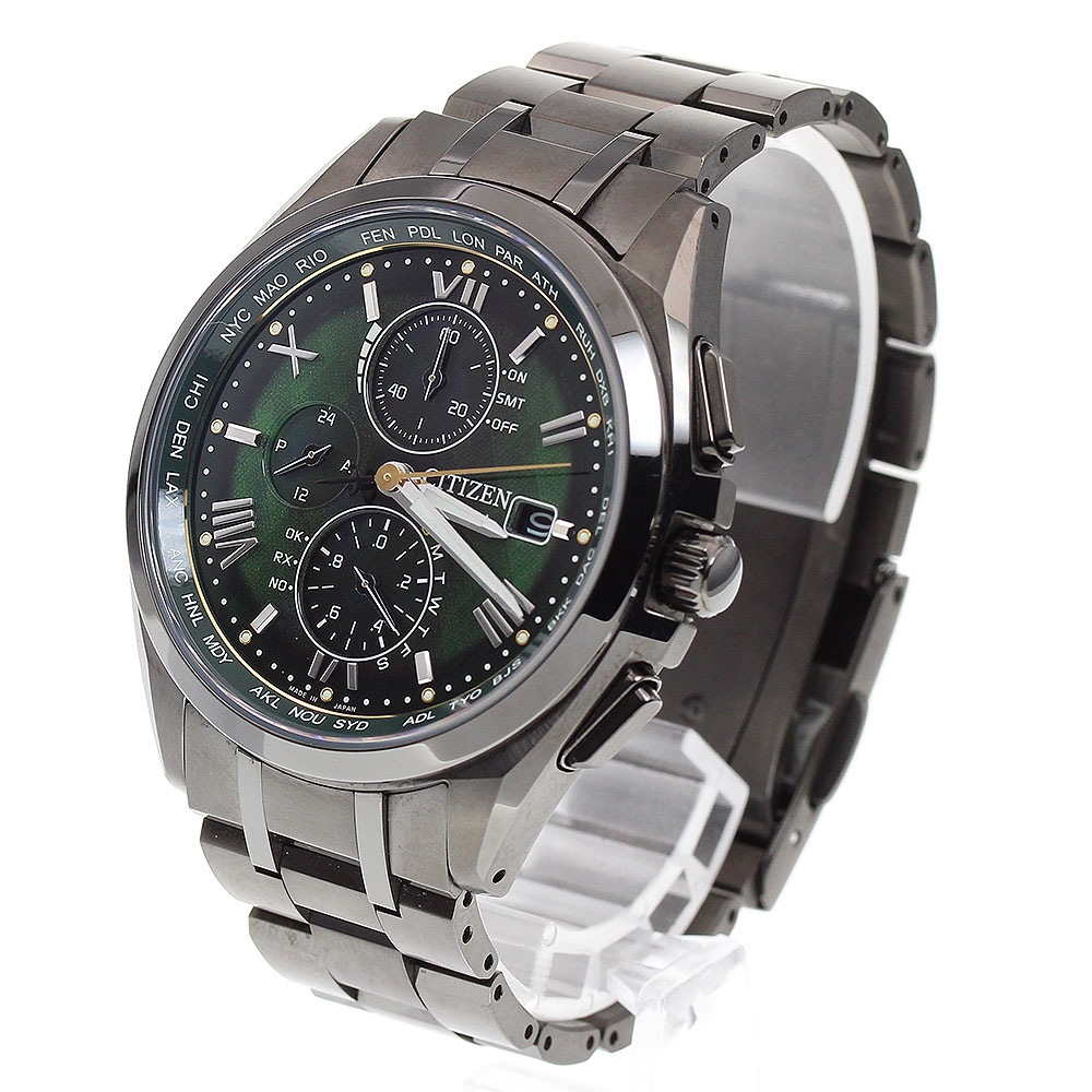 シチズン CITIZEN AT8049-61W/H800-A1CDW02 アテッサ エコドライブ ダイレクトフライト ソーラー電波 メンズ 美品 _833122【中古】 シチズン CITIZEN AT8049-61W/H800-A1CDW02 アテッサ エコドライブ ダイレクトフライト ソーラー電波 メンズ 美品 _833122【中古】