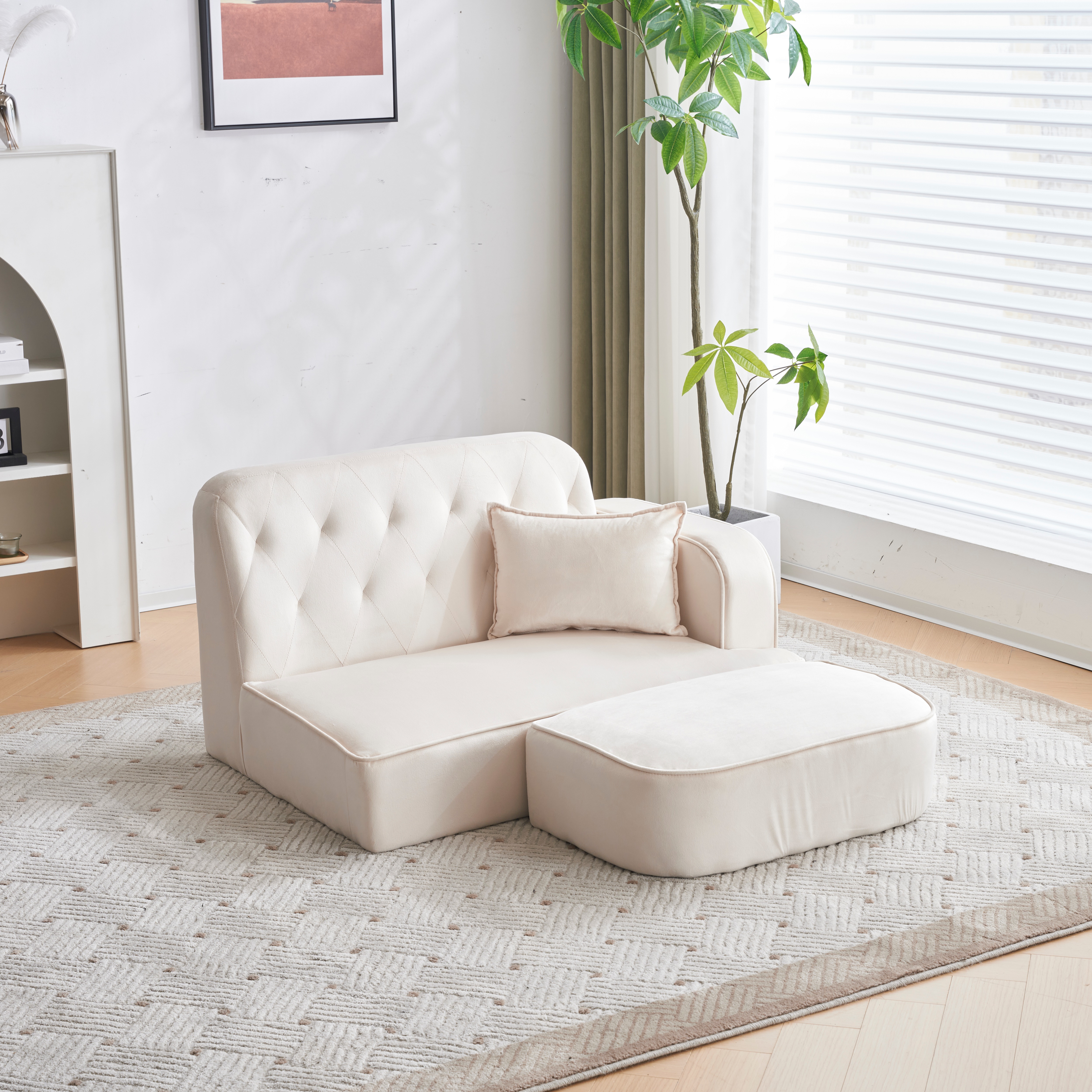 L字ソファー 2.5人掛け ベルベット調 おしゃれ かわいい 肘付き オットマン l字 ソファー 2.5人掛け ベルベット調 おしゃれ リビングソファ