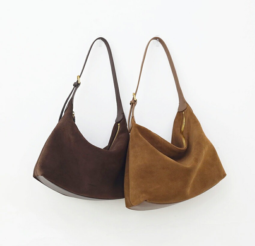 [メガ割りSALE]スエードワイドショルダーバッグ