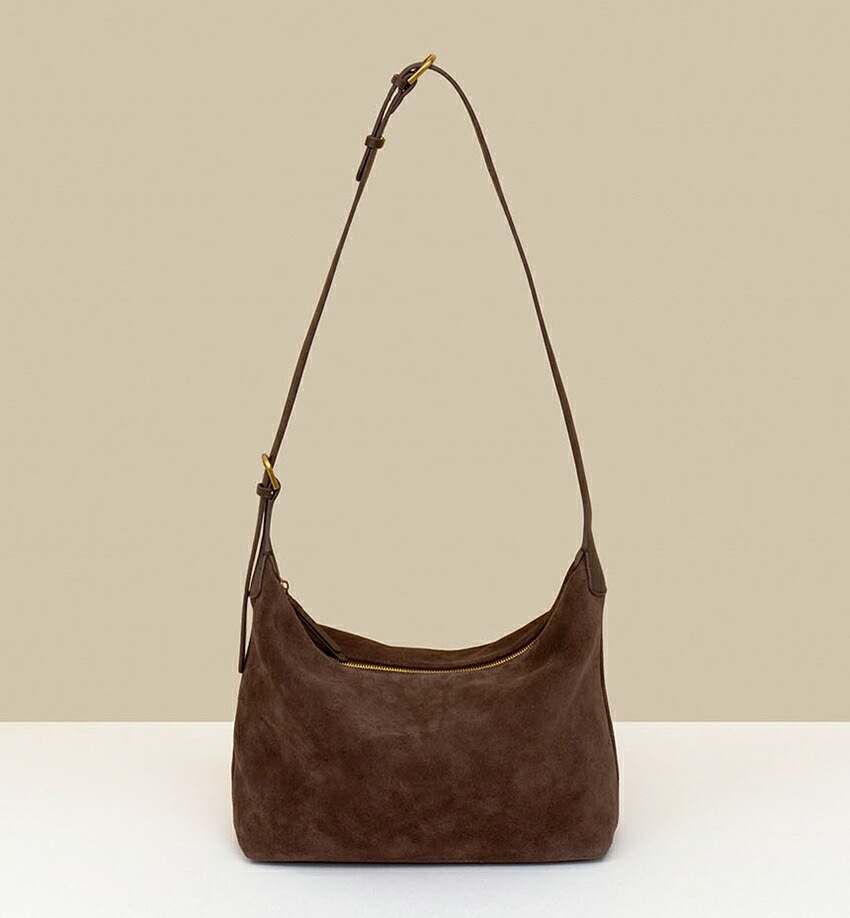 [メガ割りSALE]スエードワイドショルダーバッグ