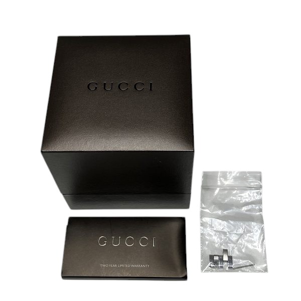 グッチ 5500M クォーツ シルバー文字盤 時計 腕時計 メンズ 【中古】 グッチ 5500M クォーツ シルバー文字盤 時計 腕時計 メンズ 【中古】