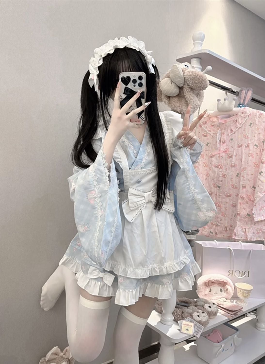 ロリータ かわいい メイドワンピース 蝶結び ストラップスカート エプロン cosセット ロールプレイング mdprevattcaulkingandwaterproofing.com