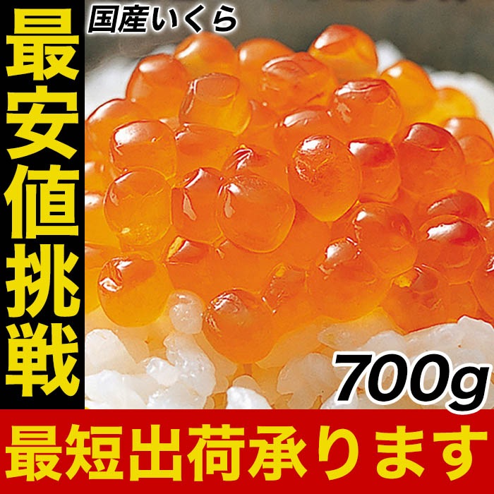 イクラ いくら醤油漬け 業務用 700g 鮭子 北海道産 国産 母の日 父の日 敬老 お取り寄せ