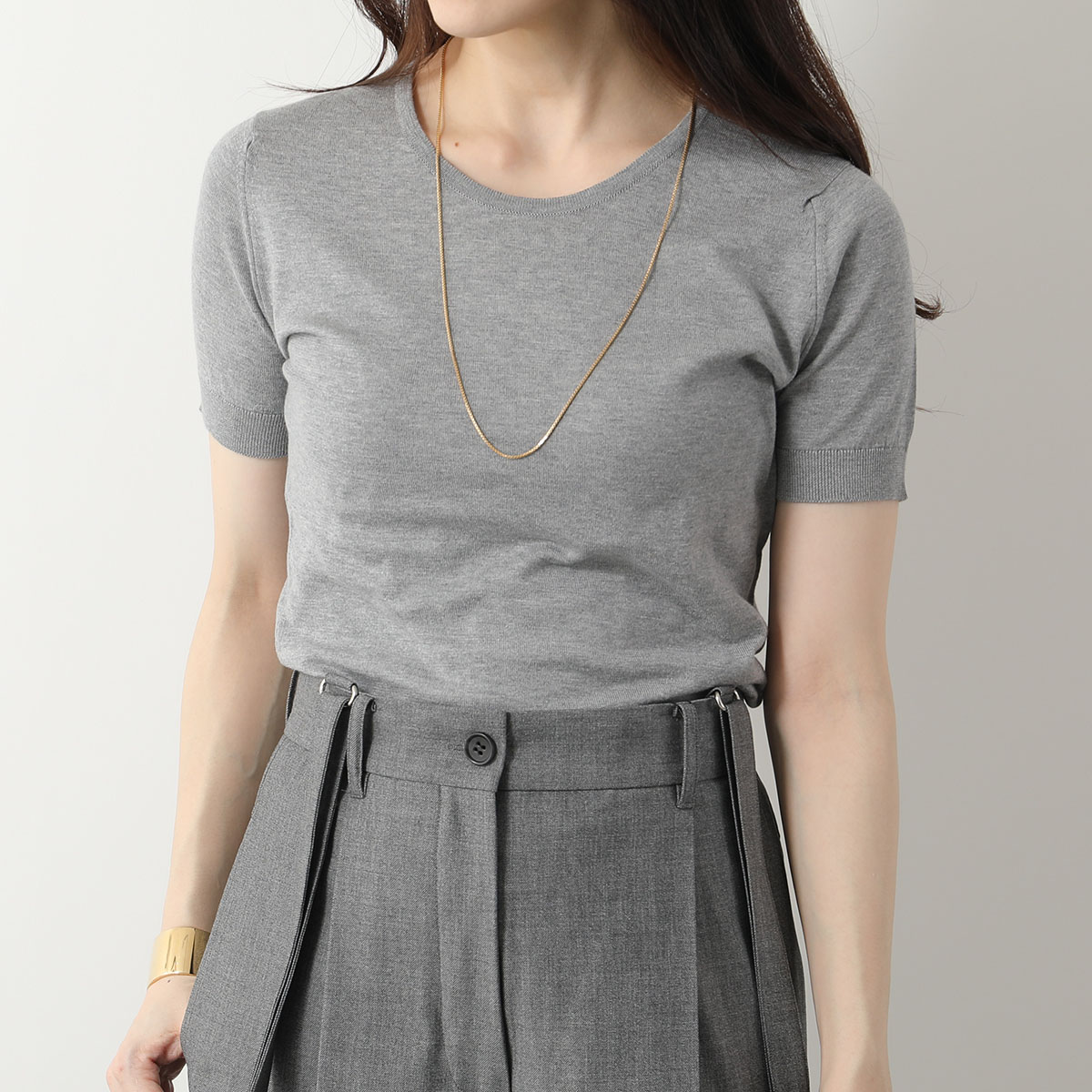 JOHN SMEDLEY ジョンスメドレー ニット セーター DANIELLA ダニエラ SLIM FIT レディース クルーネック 丸首 半袖 シーアイランド JOHN SMEDLEY ジョンスメドレー ニット セーター DANIELLA ダニエラ SLIM FIT レディース クルーネック 丸首 半袖 シーアイランド