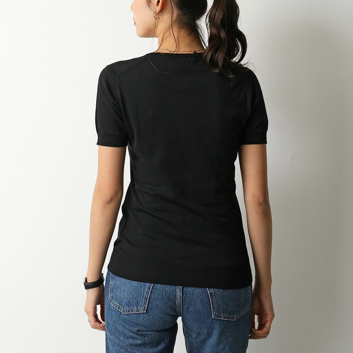 JOHN SMEDLEY ジョンスメドレー ニット セーター DANIELLA ダニエラ SLIM FIT レディース クルーネック 丸首 半袖 シーアイランド JOHN SMEDLEY ジョンスメドレー ニット セーター DANIELLA ダニエラ SLIM FIT レディース クルーネック 丸首 半袖 シーアイランド