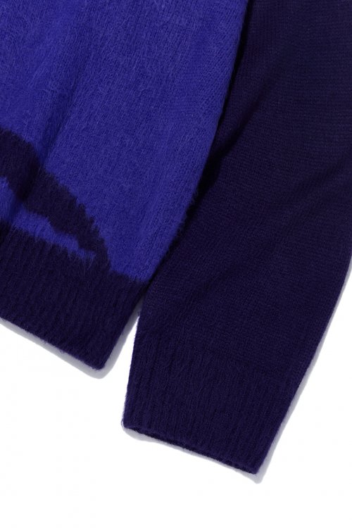 BLOCK ROUND KNIT 2色 新商品 韓国人気 男女共用 肝節期 韓国ファッション ストリートファッション