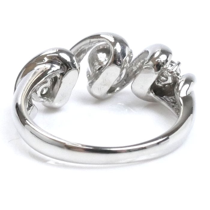 Pt900プラチナ リング・指輪 ダイヤモンド0.303ct/0.24ct 6号 5.3g レディース 中古 美品 Pt900プラチナ リング・指輪 ダイヤモンド0.303ct/0.24ct 6号 5.3g レディース 中古 美品