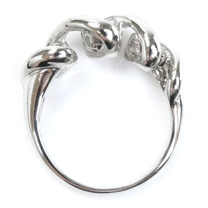 Pt900プラチナ リング・指輪 ダイヤモンド0.303ct/0.24ct 6号 5.3g レディース 中古 美品 Pt900プラチナ リング・指輪 ダイヤモンド0.303ct/0.24ct 6号 5.3g レディース 中古 美品