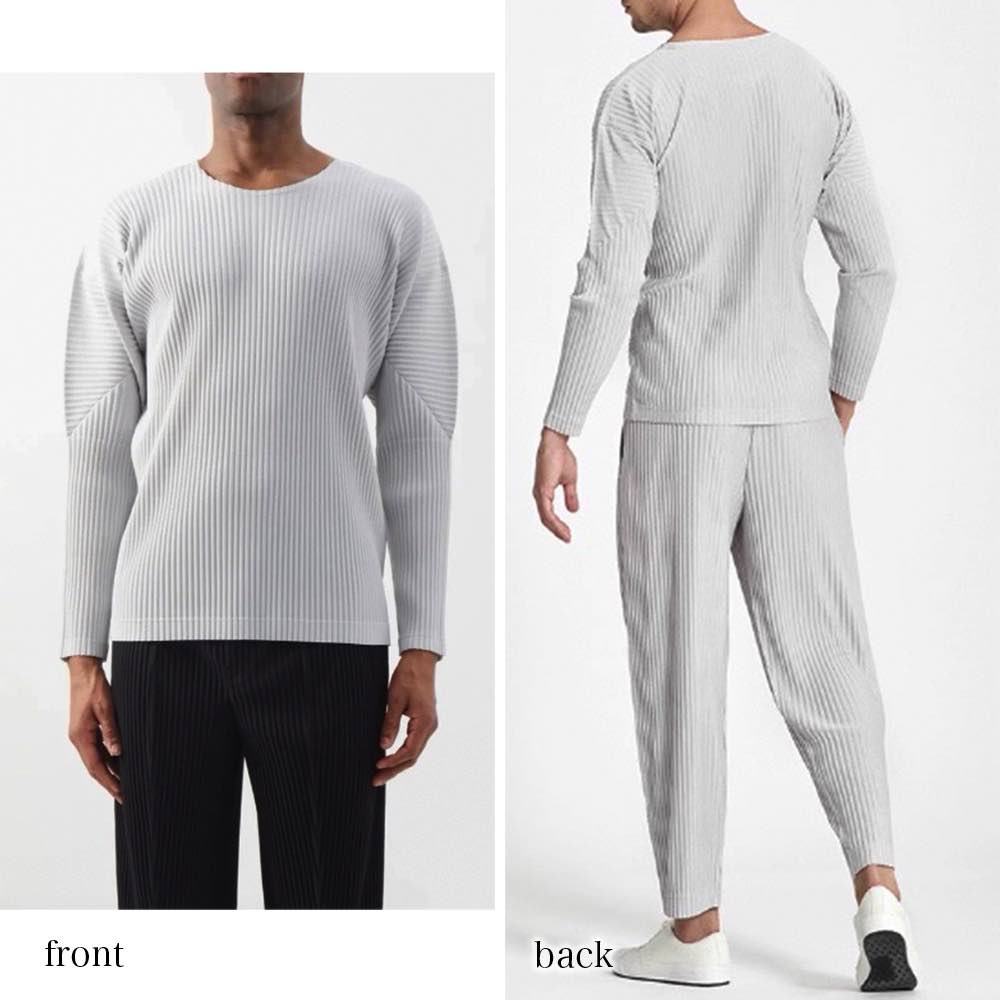 Tシャツ メンズ リブデザインロングTシャツ カジュアル ゆったり 人気 オシャレ ティーシャツ ブラック インナー 厚手 おしゃれ 肌着 Vネック ロング ブランド ポリエステル 40代 無地 ワッ