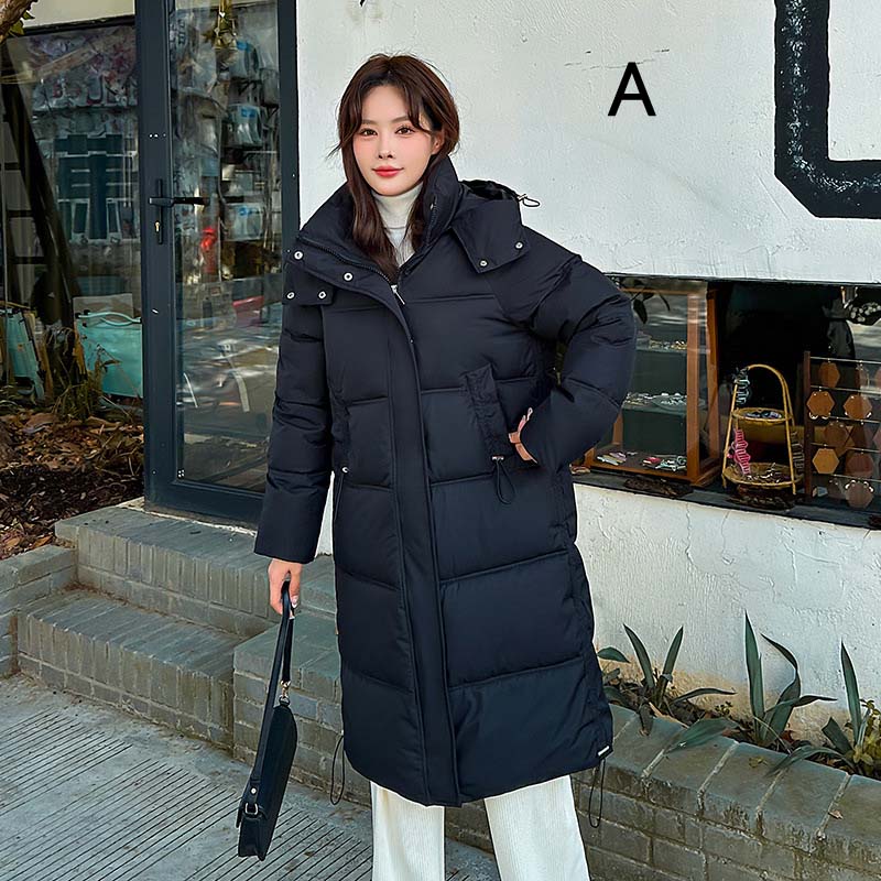 YONEX フード付きロングダウンジャケット L ブラック YONEX 黒 ロングコート フード付き Lサイズ レディース ロングコート