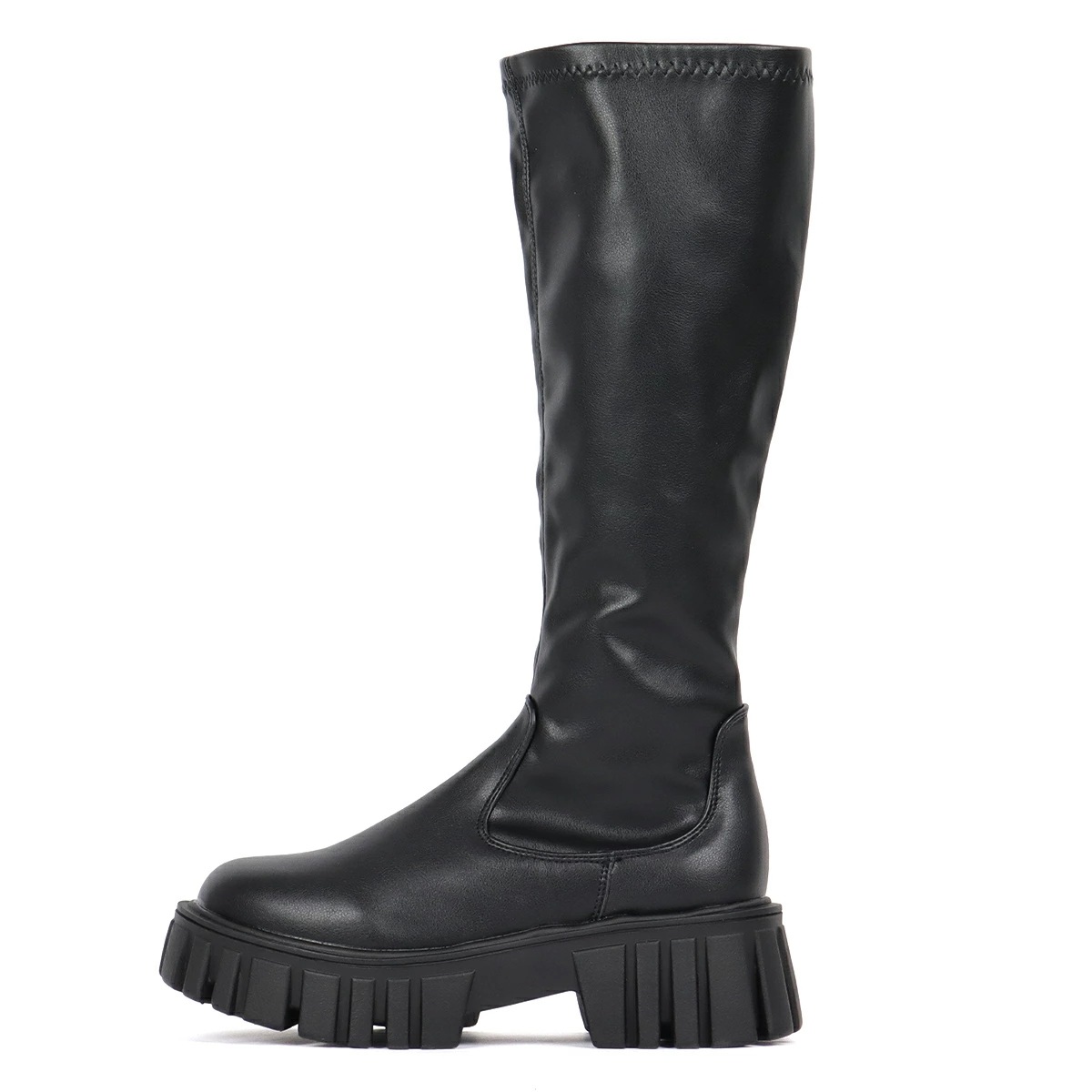 ブーツ レディース ストレッチブーツ フィット ロングブーツ 軽量 履きやすい 厚底 タンクソール 6cmヒール 歩きやすい ラウンドトゥ PUレザー 合成皮革 No.9141 22.5cm-24.5 ブーツ レディース ストレッチブーツ フィット ロングブーツ 軽量 履きやすい 厚底 タンクソール 6cmヒール 歩きやすい ラウンドトゥ PUレザー 合成皮革 No.9141 22.5cm-24.5