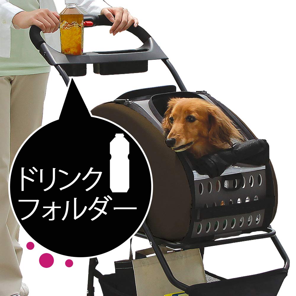 アイリスオーヤマ 犬用カート ペットカート 4WAY 折りたたみ