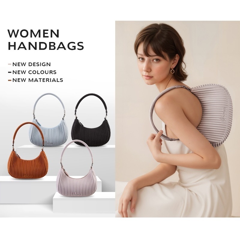 バゲットの脇バッグ新作オールインワンショルダーバッグ女性高級感軽く贅沢なミニショルダーバッグ三日月バッグ