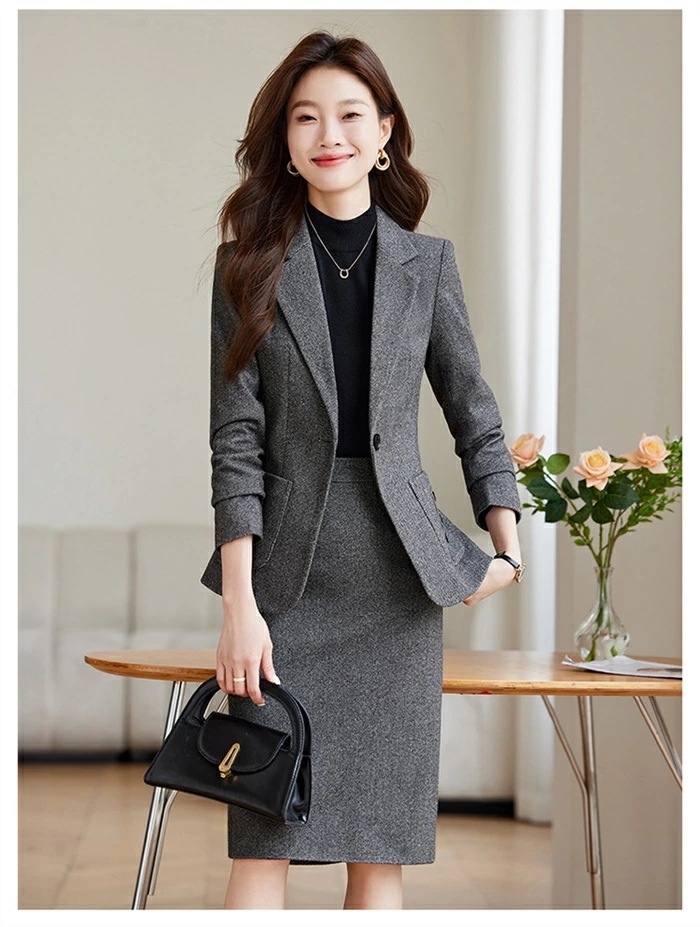 セットアップ スーツ レディース パンツスーツ スカートスーツ フォーマル セレモニー ビジネススーツ 大きいサイズ テーラードジャケット＆ワイドパンツ タイトスカート ツイード 2点セ