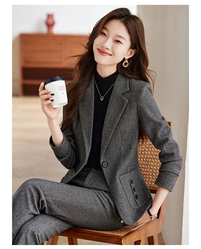 セットアップ スーツ レディース パンツスーツ スカートスーツ フォーマル セレモニー ビジネススーツ 大きいサイズ テーラードジャケット＆ワイドパンツ タイトスカート ツイード 2点セ