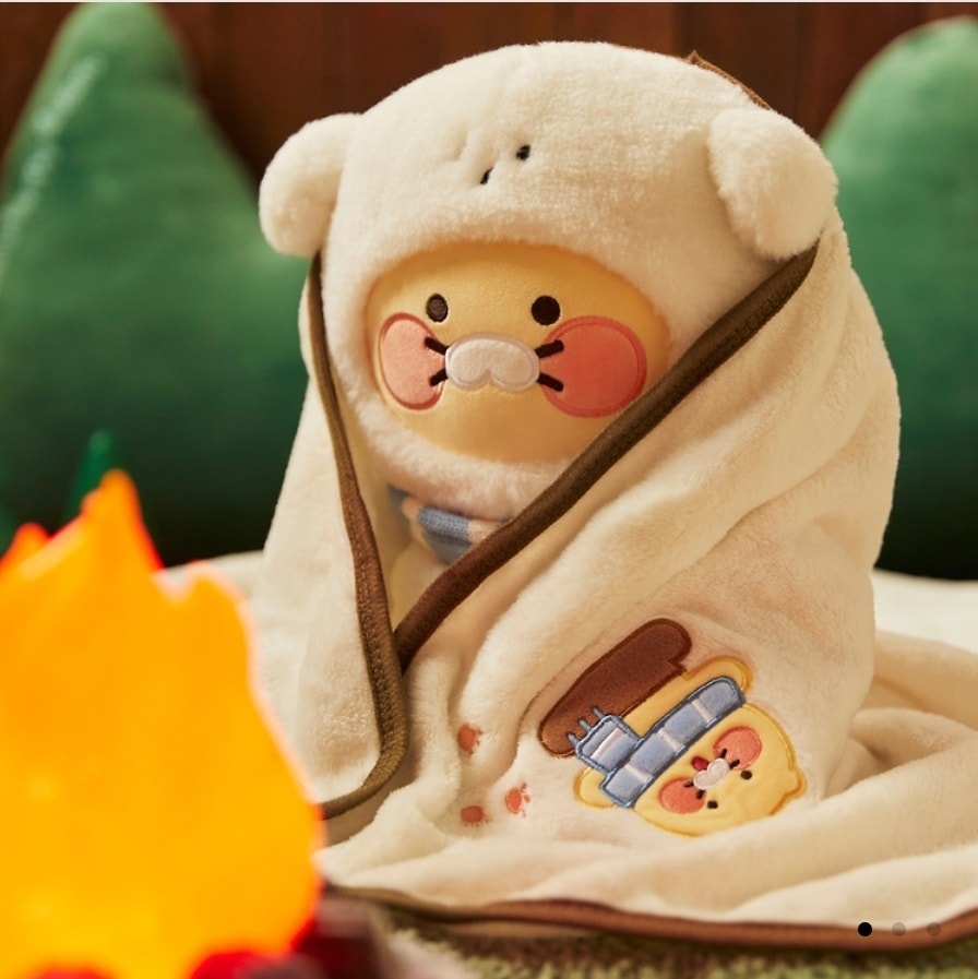 プルピフレンズのぬいぐるみと毛布_チュンシク