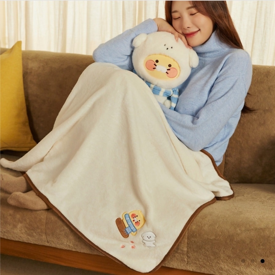 プルピフレンズのぬいぐるみと毛布_チュンシク