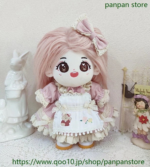 Qoo10] 20cm ぬいぐるみ 服 ワンピース セ
