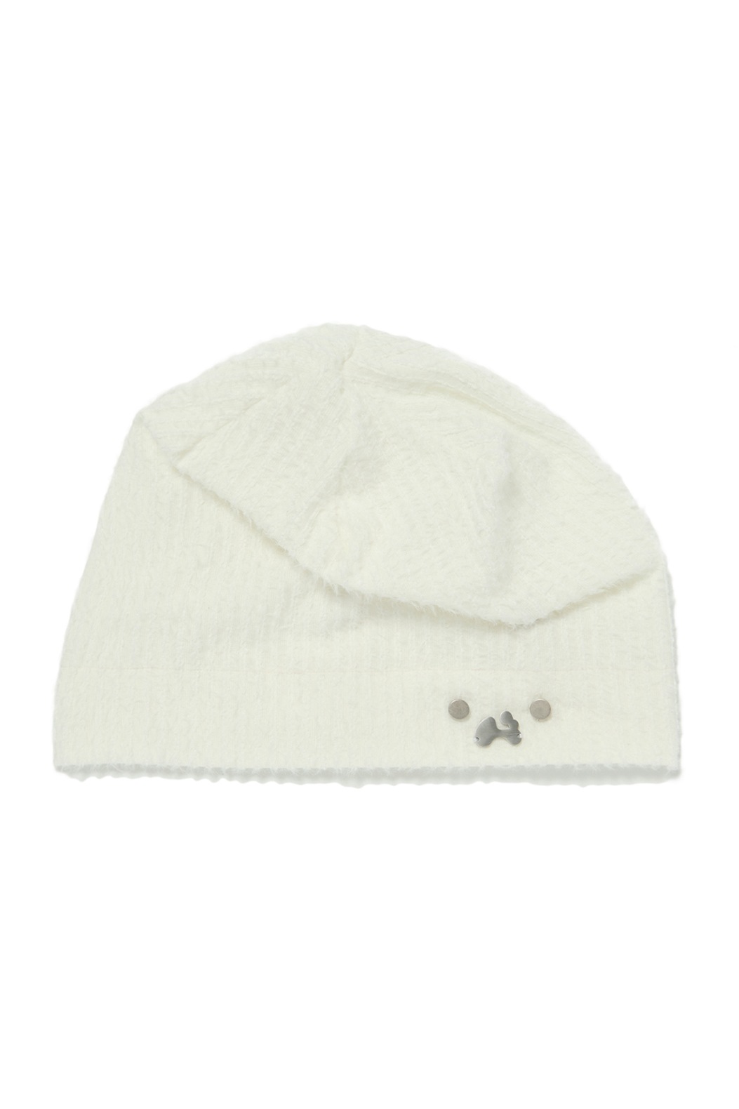 【HUGYOURSKIN】 FURRY TUCKED BEANIE : 3COLORS