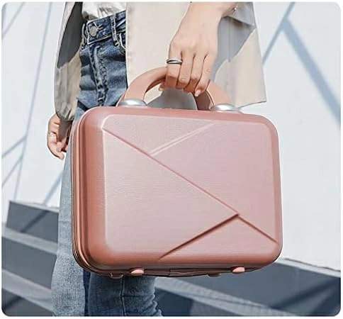 ミニスーツケースミニバッグ かわいい 機内持ち込み可 軽量 丈夫 静音 メイクケース ハンドバッグ 化粧品ボックス 大容量 14インチスーツケース 防水 携帯便利 出張 旅行 ミニトランク