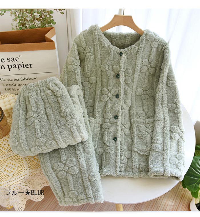 【2025新作】パジャマ レディース 冬 暖かい もこもこパジャマ ルームウエア 上下セット 前開き 両面起毛 寝間着 全身ボア 部屋着 セットアップ 40代 50代 Uネック ふわふわ ナイトウエ 【2025新作】パジャマ レディース 冬 暖かい もこもこパジャマ ルームウエア 上下セット 前開き 両面起毛 寝間着 全身ボア 部屋着 セットアップ 40代 50代 Uネック ふわふわ ナイトウエ