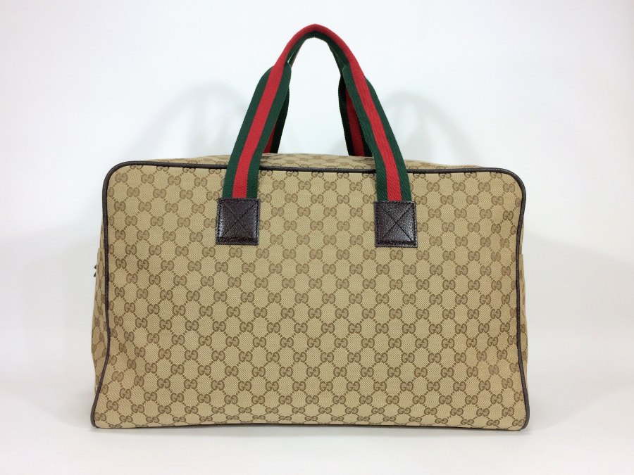 ボストンバッグ GG キャンバス シェリー ブラウン 【中古品】 ボストンバッグ GG キャンバス シェリー ブラウン 【中古品】