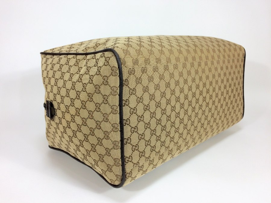 ボストンバッグ GG キャンバス シェリー ブラウン 【中古品】 ボストンバッグ GG キャンバス シェリー ブラウン 【中古品】