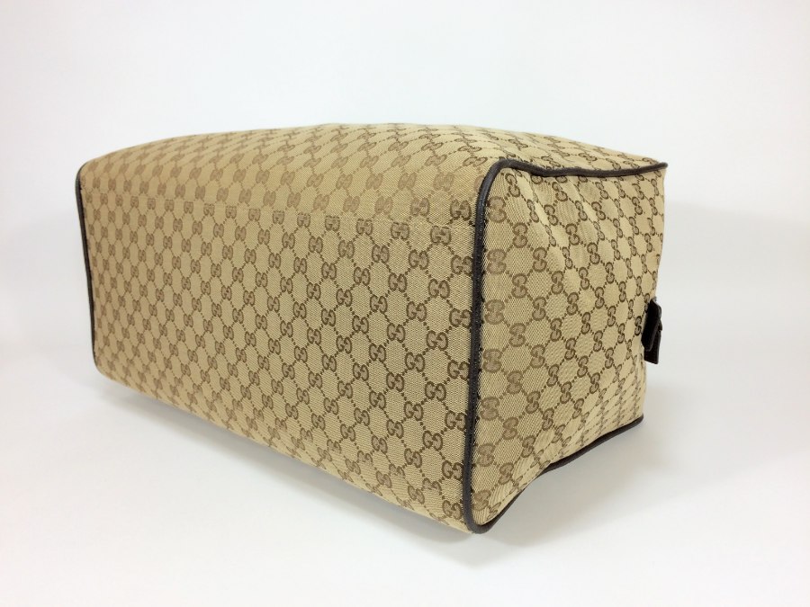 ボストンバッグ GG キャンバス シェリー ブラウン 【中古品】 ボストンバッグ GG キャンバス シェリー ブラウン 【中古品】