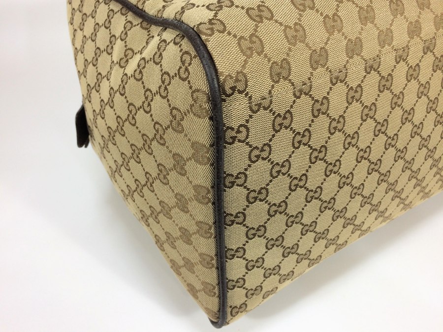 ボストンバッグ GG キャンバス シェリー ブラウン 【中古品】 ボストンバッグ GG キャンバス シェリー ブラウン 【中古品】