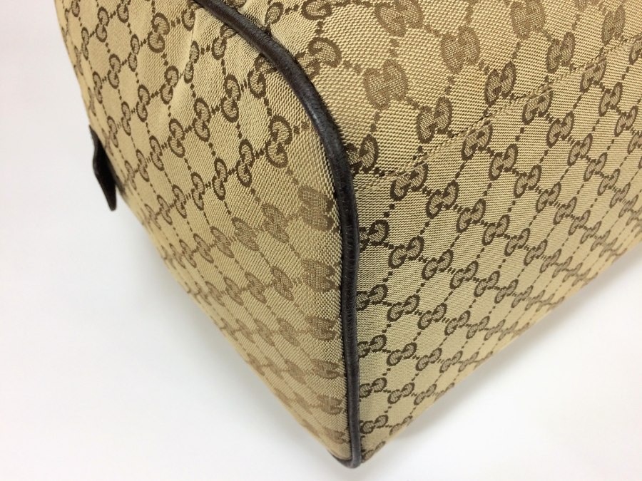 ボストンバッグ GG キャンバス シェリー ブラウン 【中古品】 ボストンバッグ GG キャンバス シェリー ブラウン 【中古品】