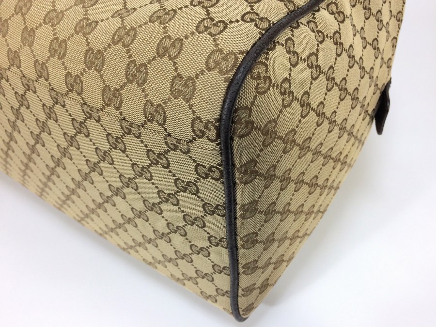 ボストンバッグ GG キャンバス シェリー ブラウン 【中古品】 ボストンバッグ GG キャンバス シェリー ブラウン 【中古品】