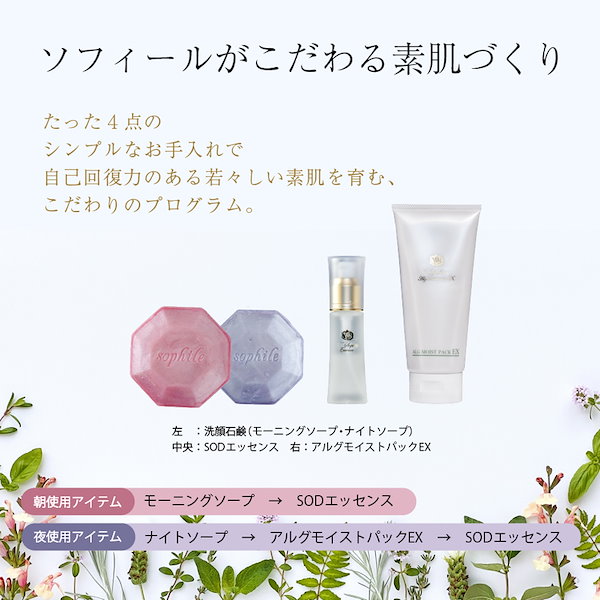 ソフィール 洗顔石鹸 エッセンス サンプル - トライアルセット・サンプル
