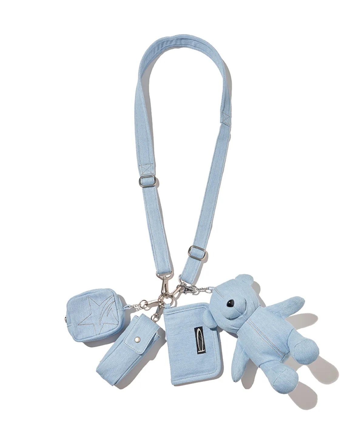 [SEVENTEEN ウォヌ/スングァン 着用] BEAR KEYRING MODULE CROSS BAG 3color