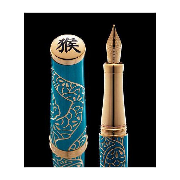 [生産終了品・在庫限り]CROSS クロス 2016 イヤー・オブ・ザ・モンキー 万年筆 18金ペン先 AT0316-22FD チベットティールラッカー