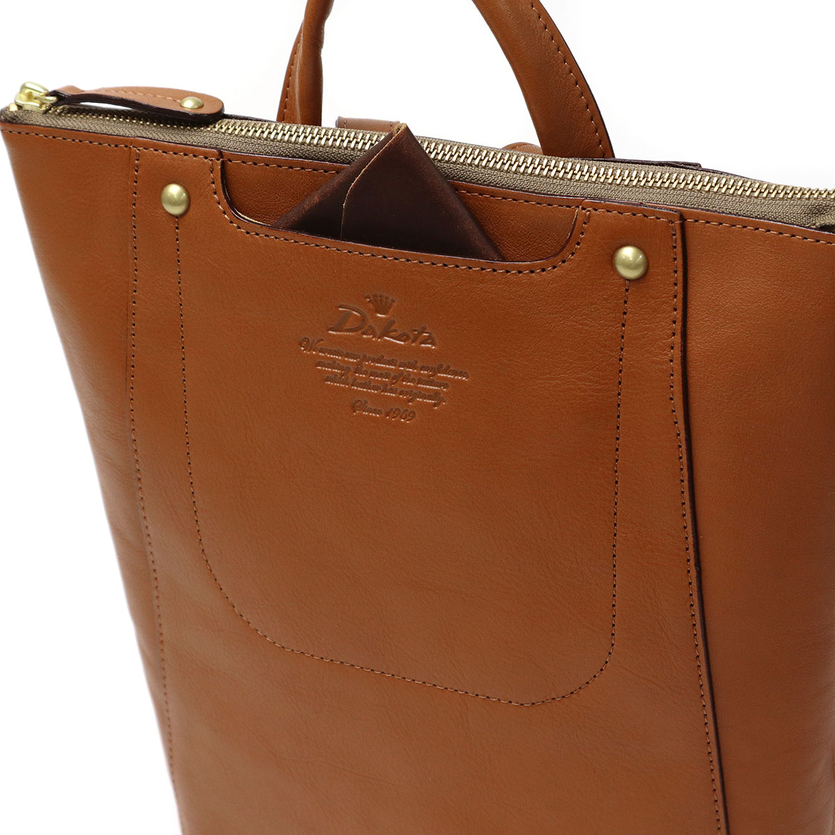 ダコタ限定ノベルティ付 キューブ リュック レザー スリム 日本製 レディース 通勤 A4 1030309