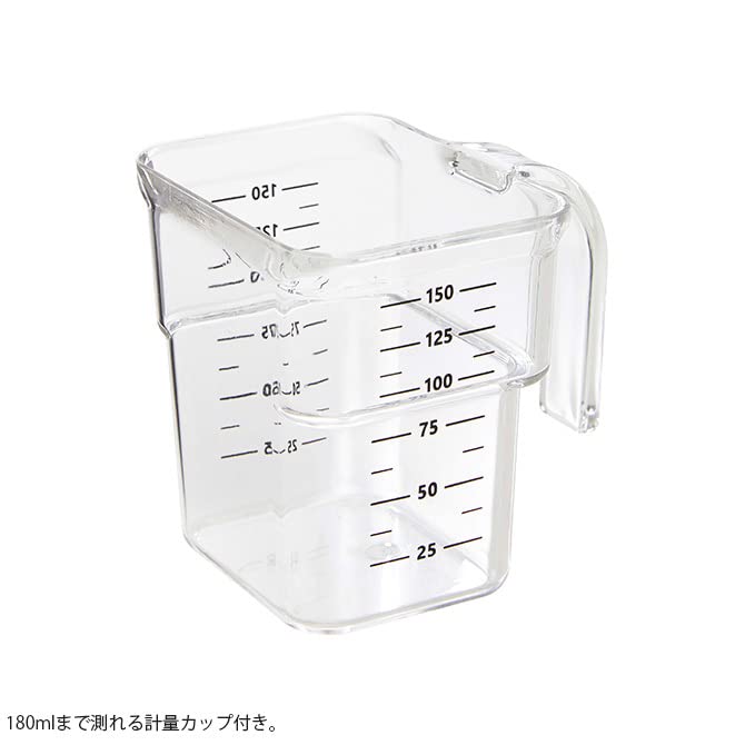 山崎実業(Yamazaki) 密閉 ペットフードストッカー 6.5ｋｇ 計量カップ付 ブラック 約W30.7×D19.7×H31.2 タワー フードストッカー 保存容器 5616