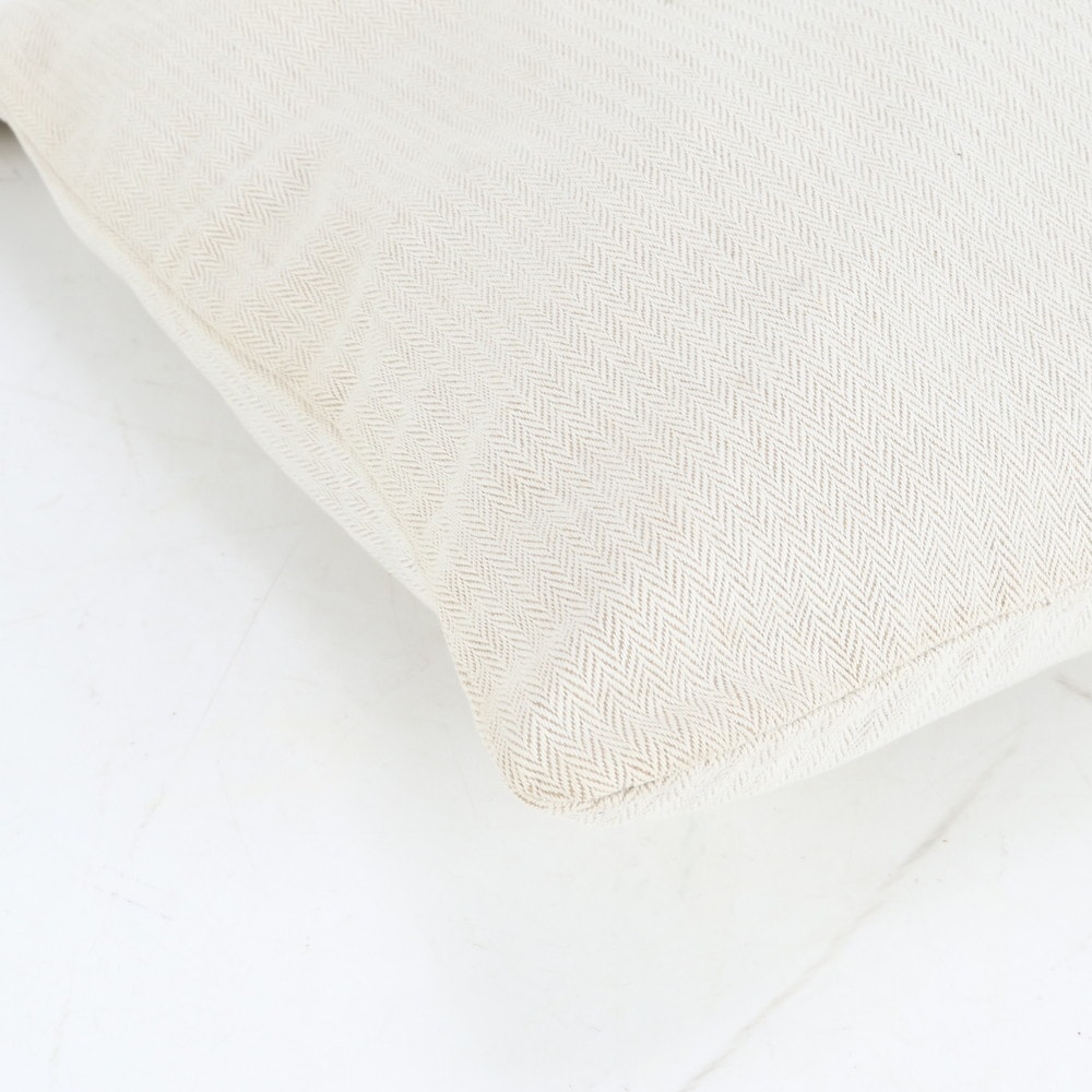 美品 アリーヌ GM トワルシェブロン レザー×キャンバス ショルダーバッグ 肩掛け トート ハンド A4 レディース RRE CQ37-10 中古